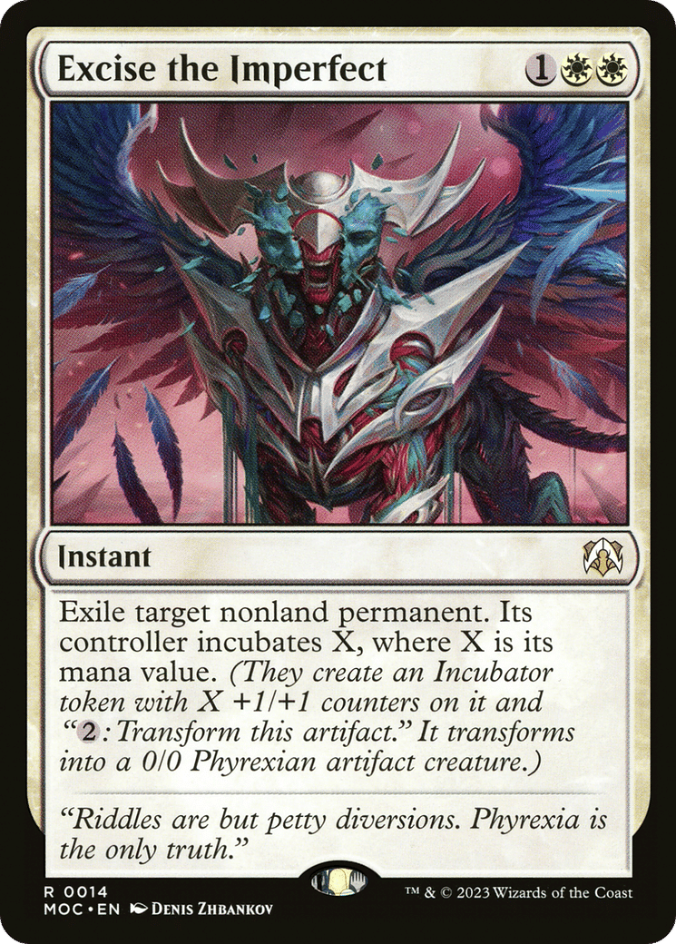 Excise the Imperfect — March of the Machine Commander — Magic: The Gathering