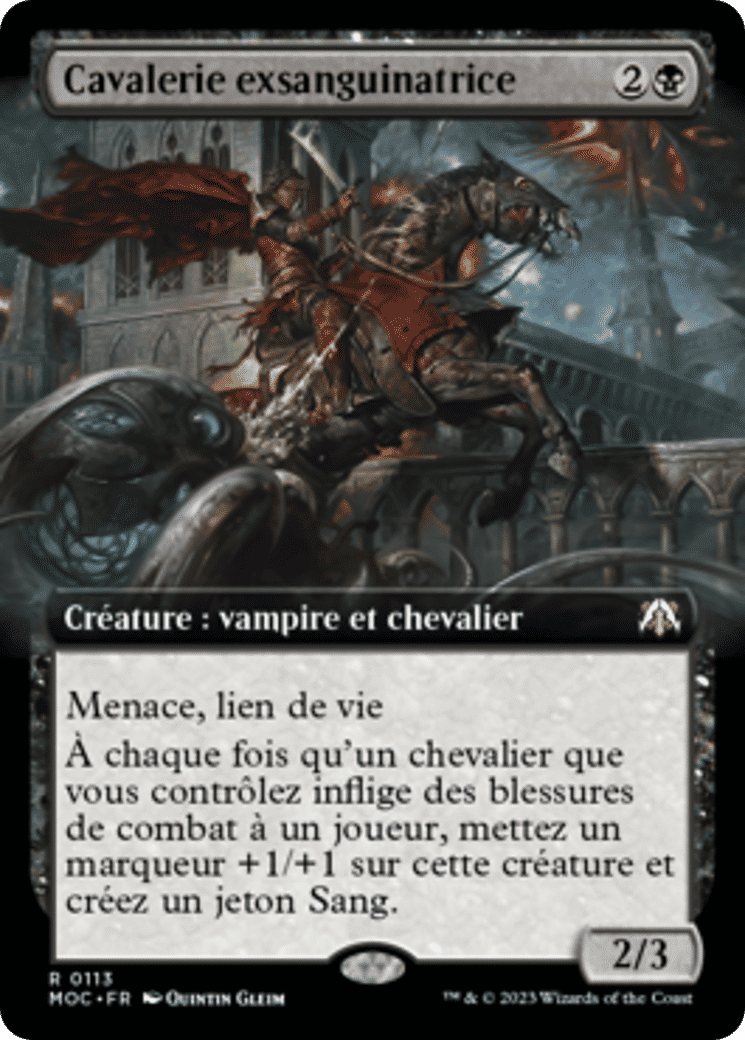 Cavalerie exsanguinatrice — March of the Machine Commander — Magic: The Gathering