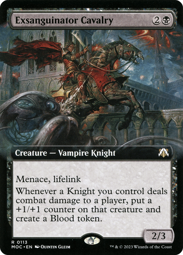 Exsanguinator Cavalry from March of the Machine Commander - Magic: The Gathering