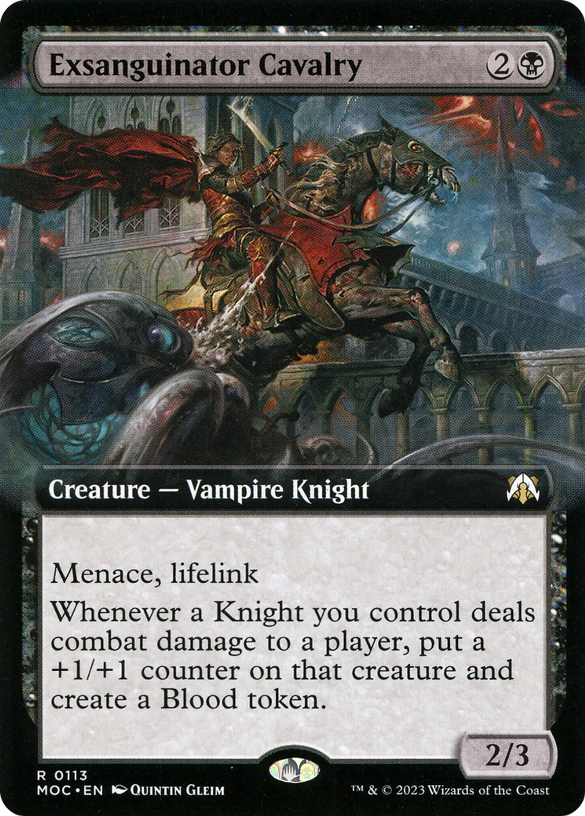 Exsanguinator Cavalry — March of the Machine Commander — Magic: The Gathering