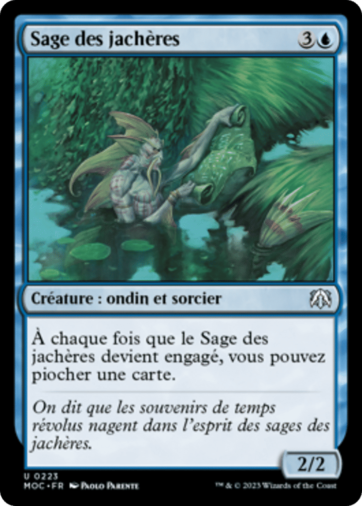 Sage des jachères — March of the Machine Commander — Magic: The Gathering