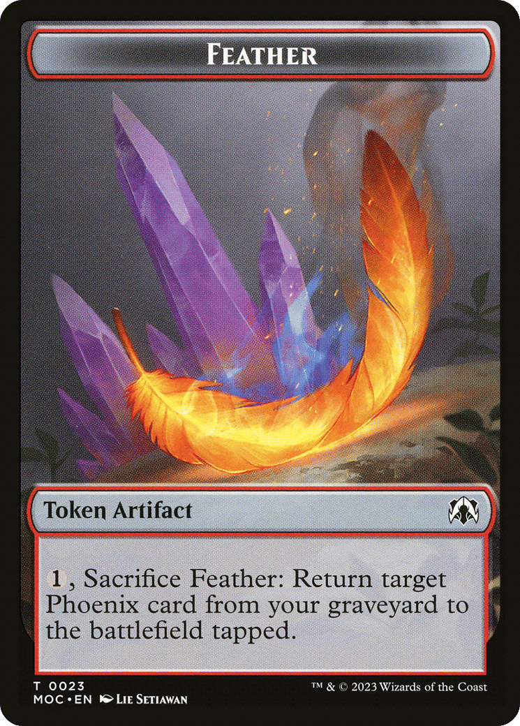 Feather — March of the Machine Commander — Magic: The Gathering