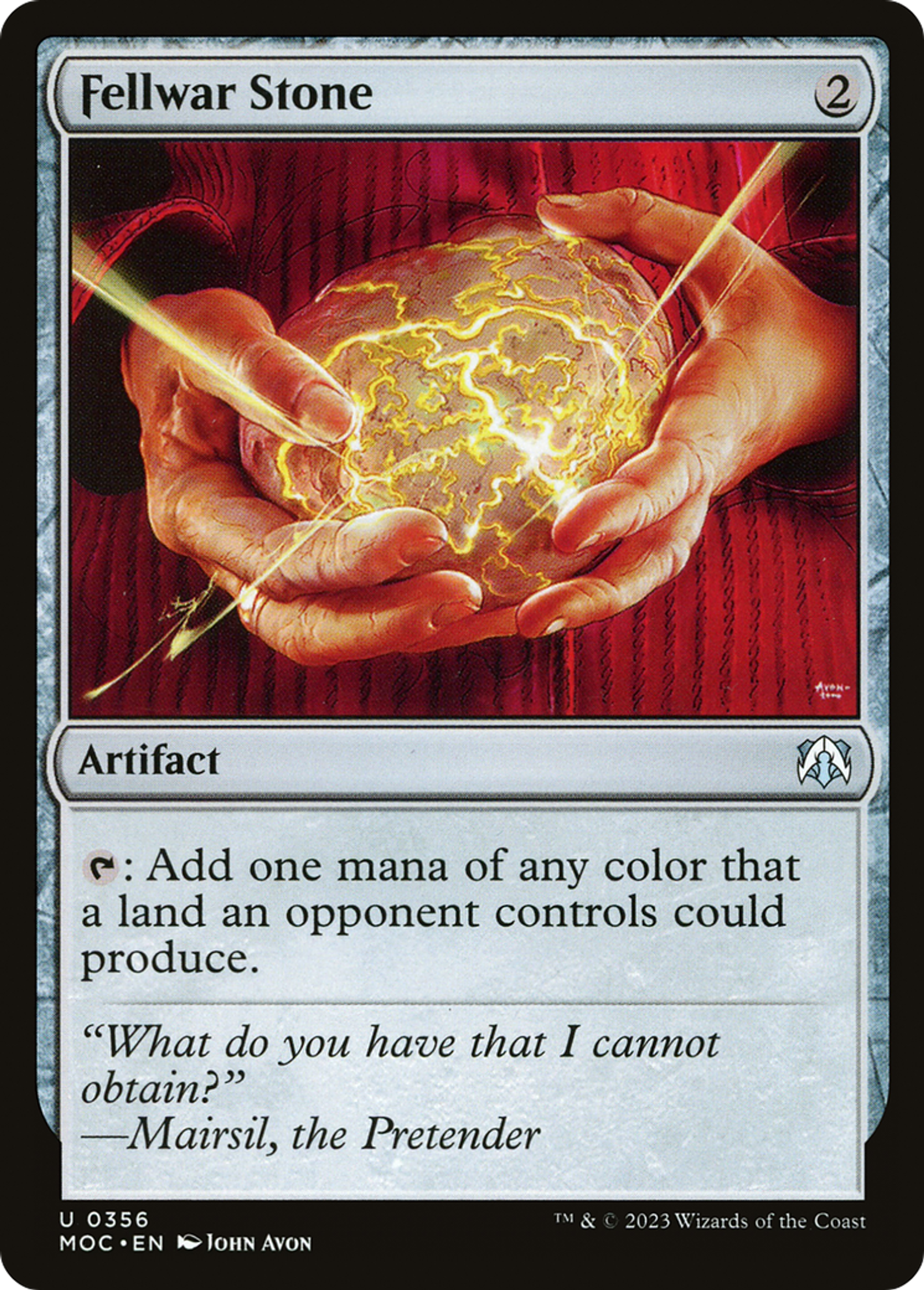 Fellwar Stone — March of the Machine Commander — Magic: The Gathering