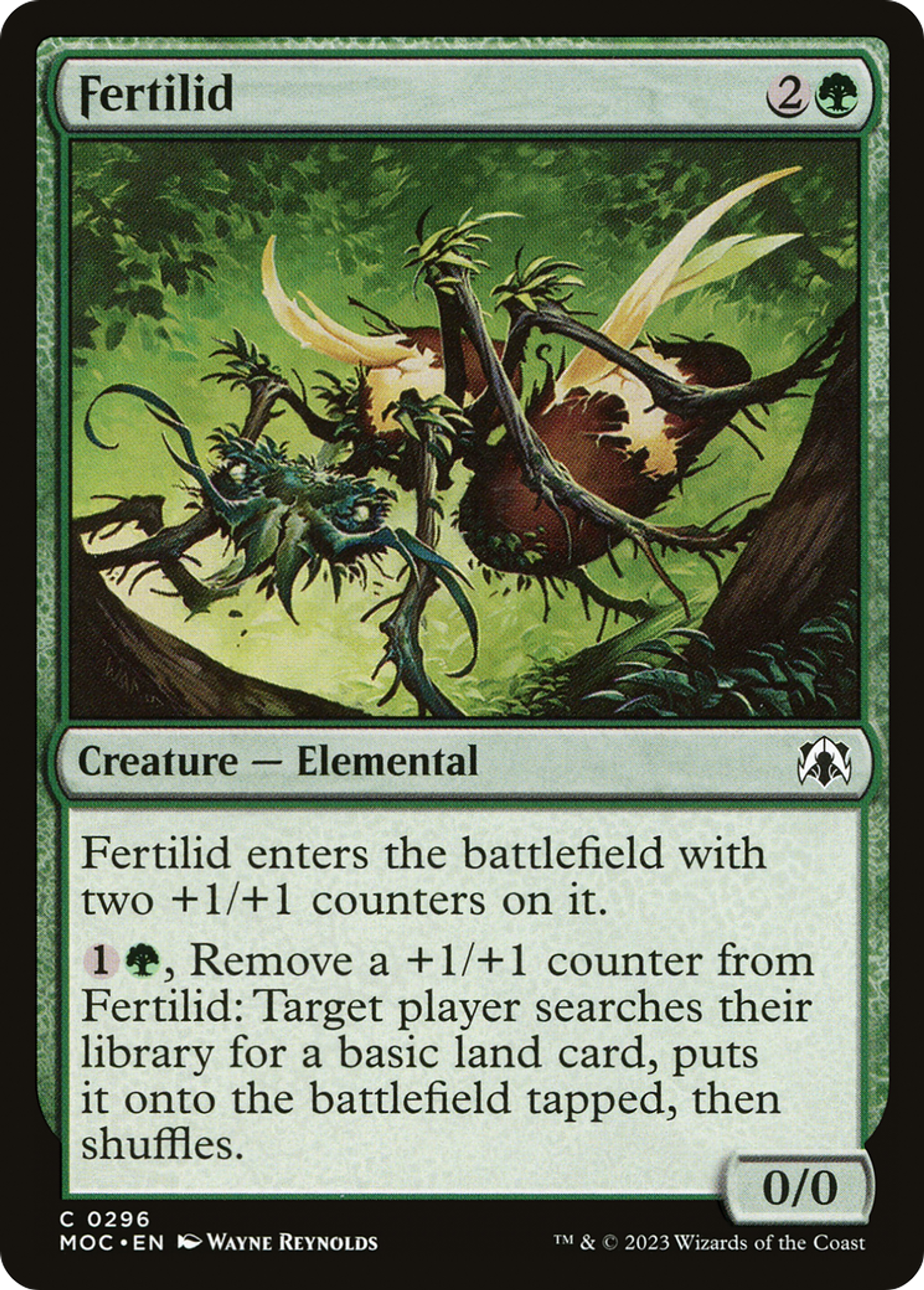 Fertilide — March of the Machine Commander — Magic: The Gathering