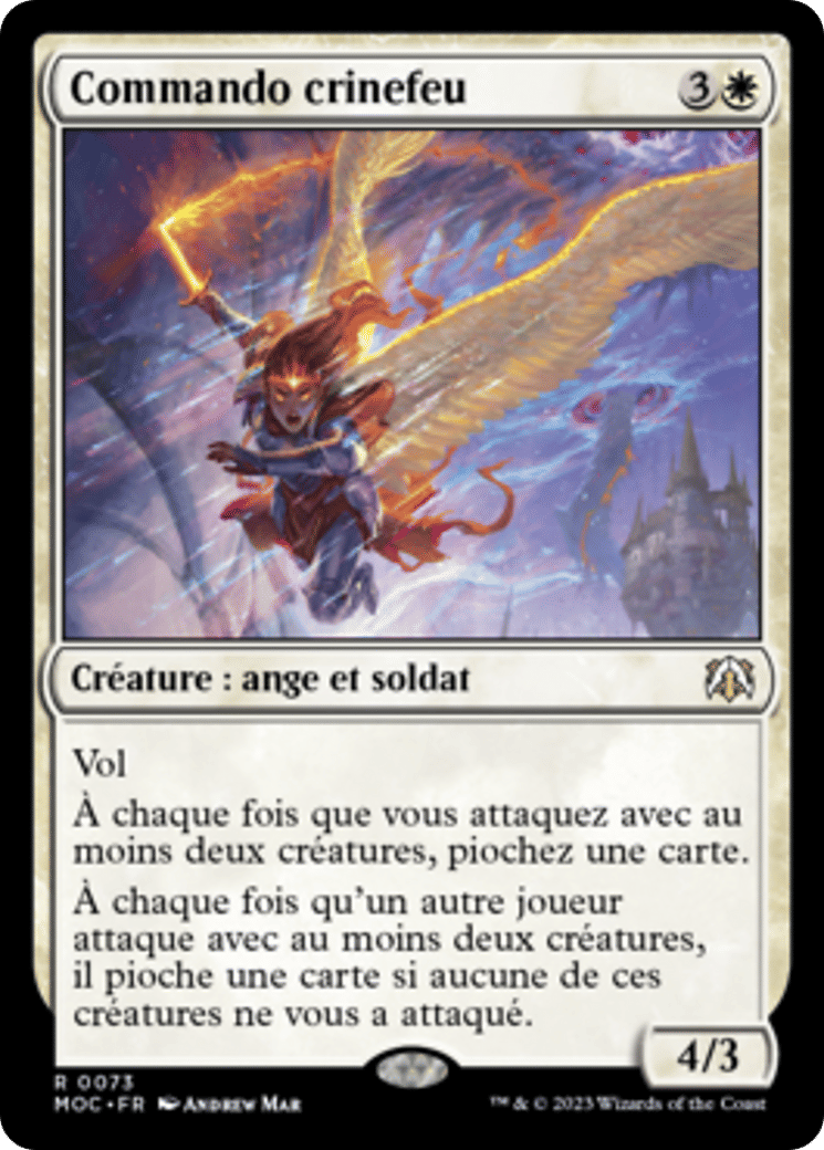 Commando crinefeu — March of the Machine Commander — Magic: The Gathering