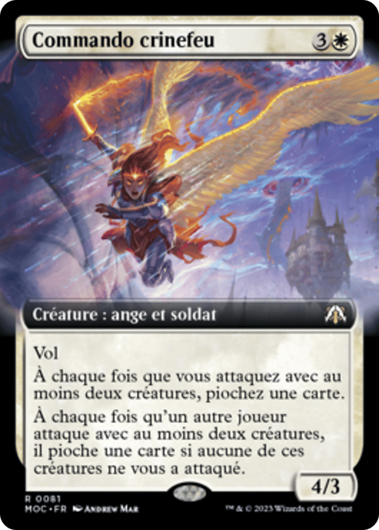 Commando crinefeu — March of the Machine Commander — Magic: The Gathering