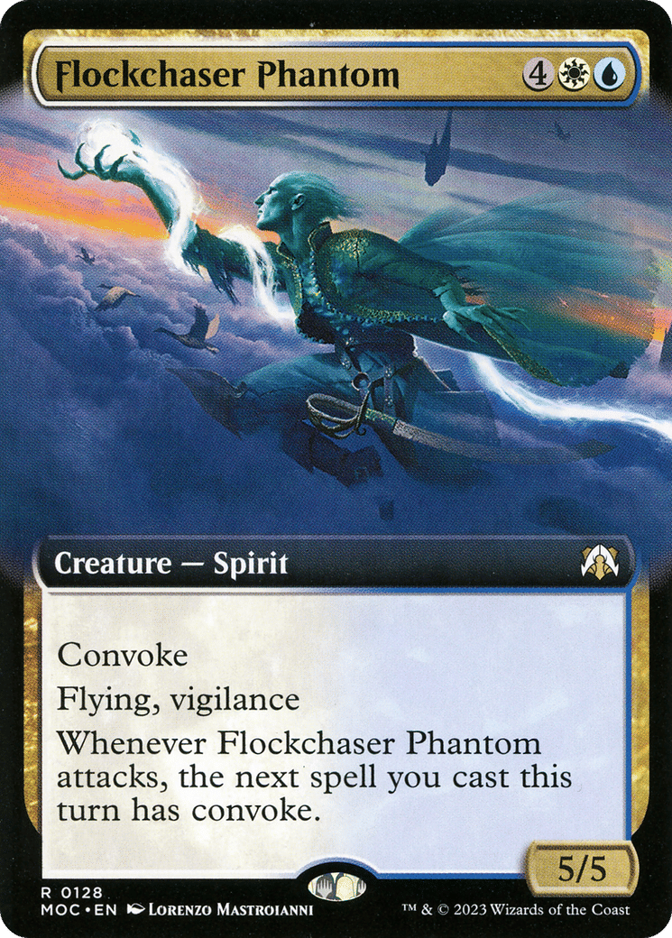 Flockchaser Phantom — March of the Machine Commander — Magic: The Gathering