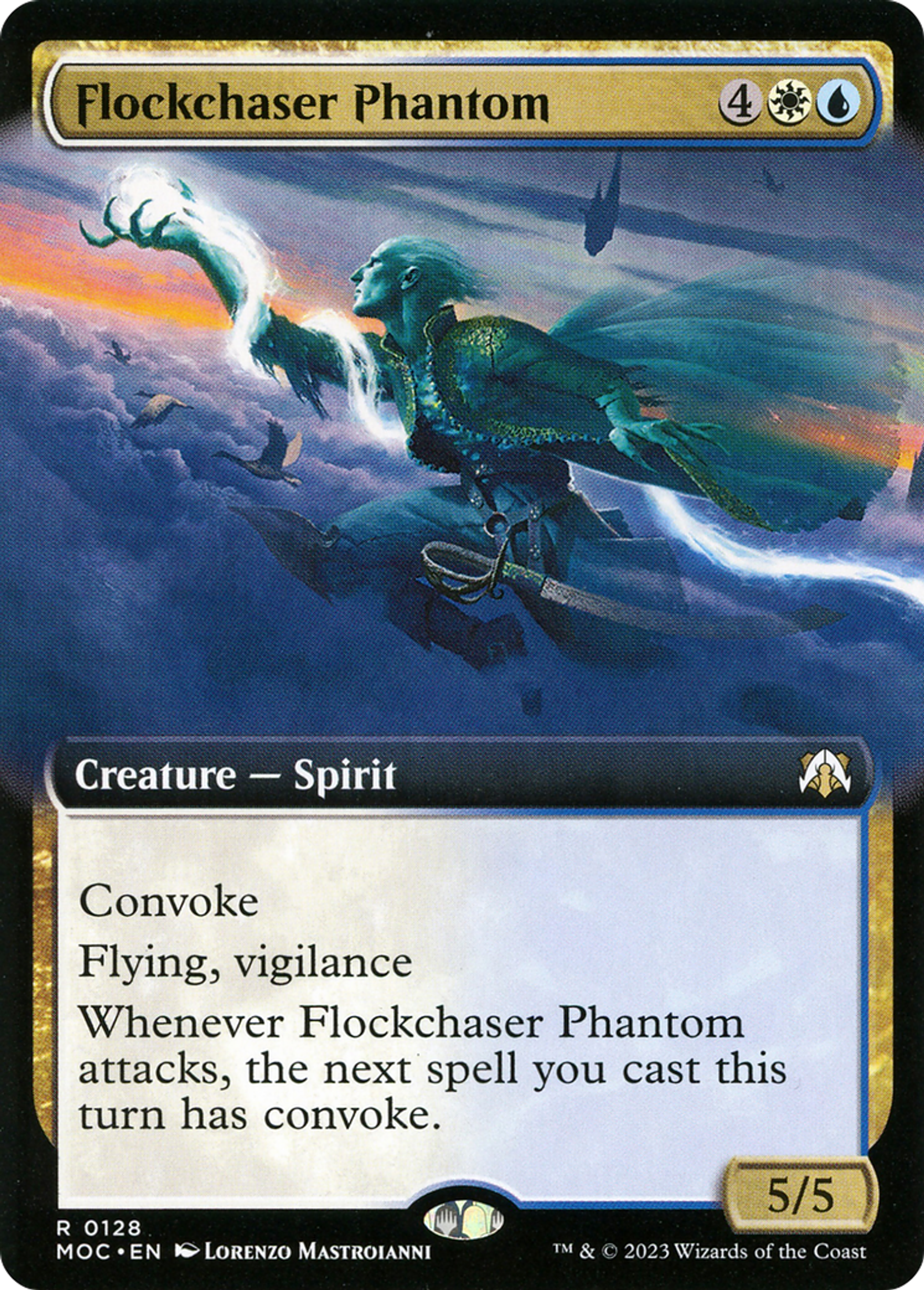 Flockchaser Phantom — March of the Machine Commander — Magic: The Gathering
