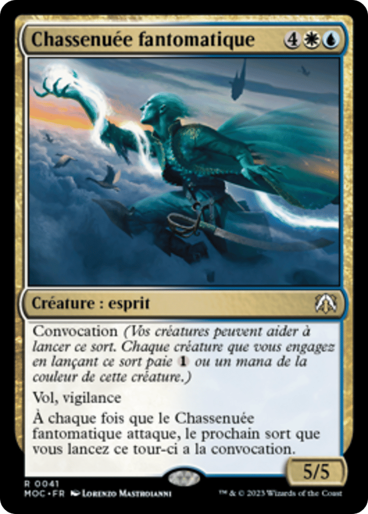 Chassenuée fantomatique — March of the Machine Commander — Magic: The Gathering
