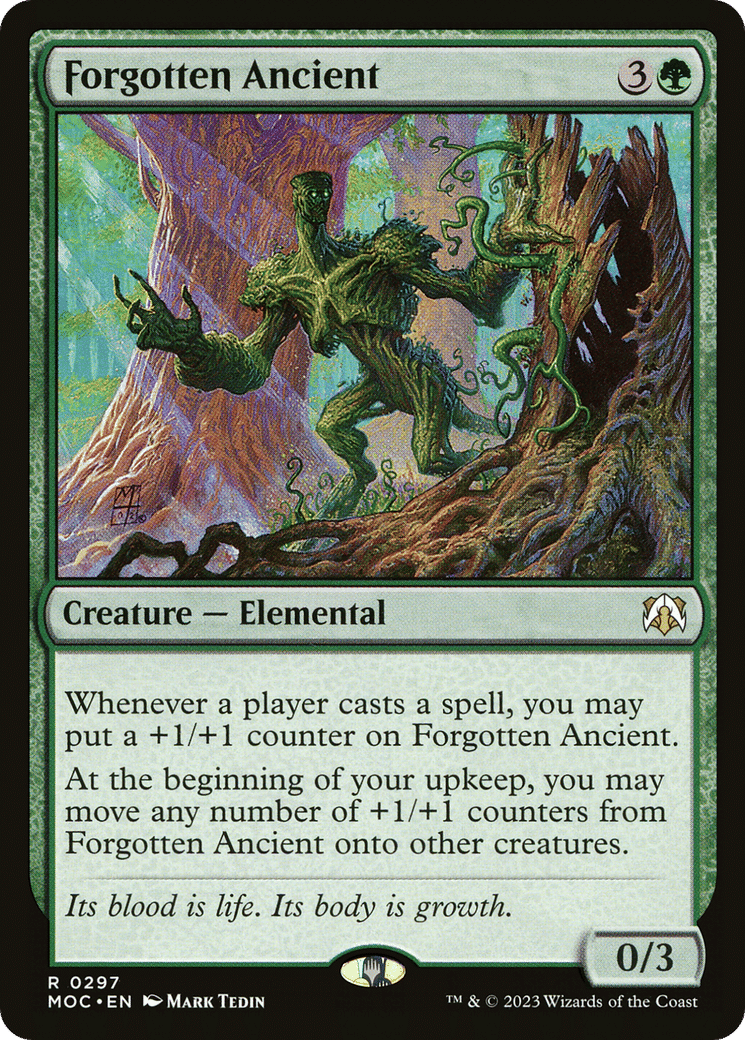 Forgotten Ancient — March of the Machine Commander — Magic: The Gathering