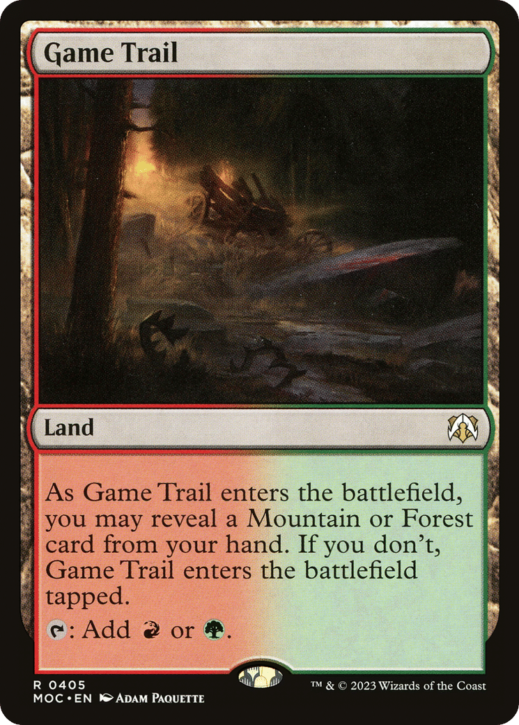 Game Trail — March of the Machine Commander — Magic: The Gathering
