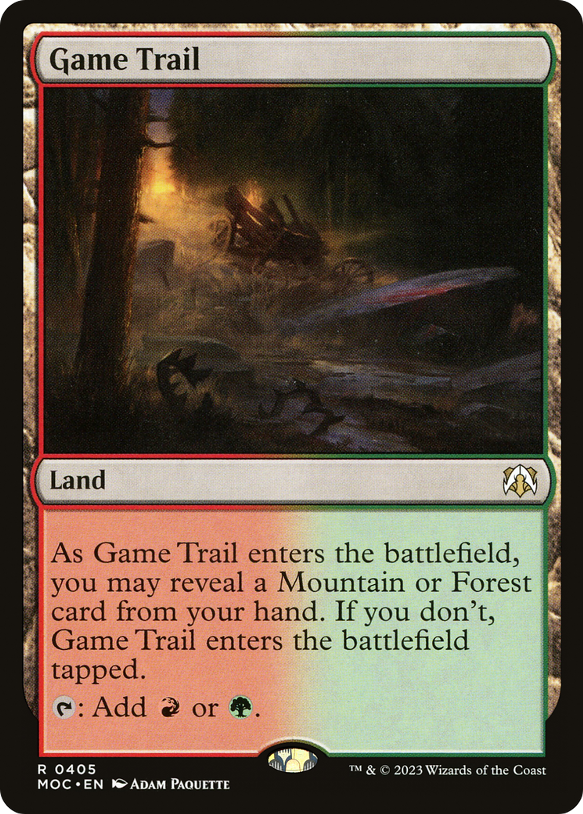 Game Trail — March of the Machine Commander — Magic: The Gathering