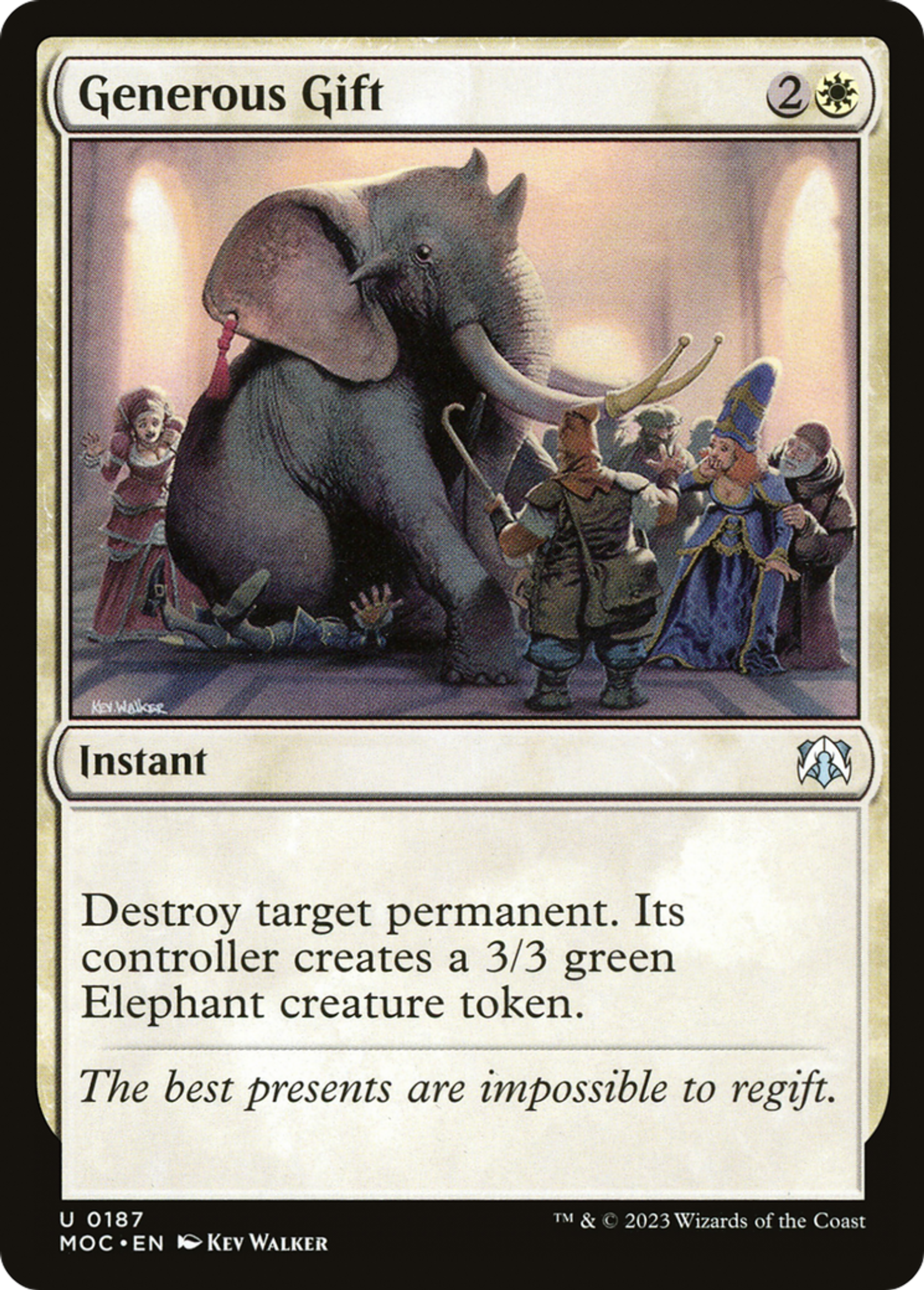 Generous Gift — March of the Machine Commander — Magic: The Gathering
