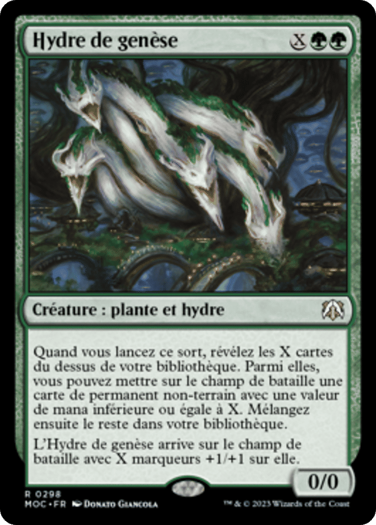 Hydre de genèse — March of the Machine Commander — Magic: The Gathering