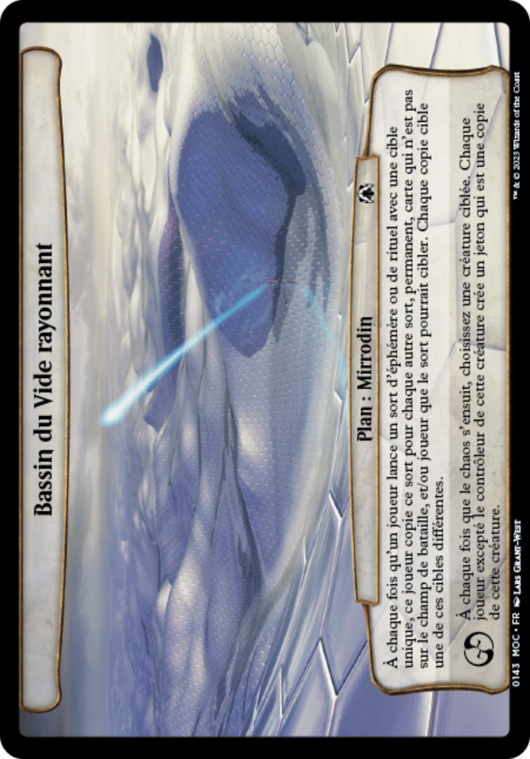 Bassin du Vide rayonnant — March of the Machine Commander — Magic: The Gathering