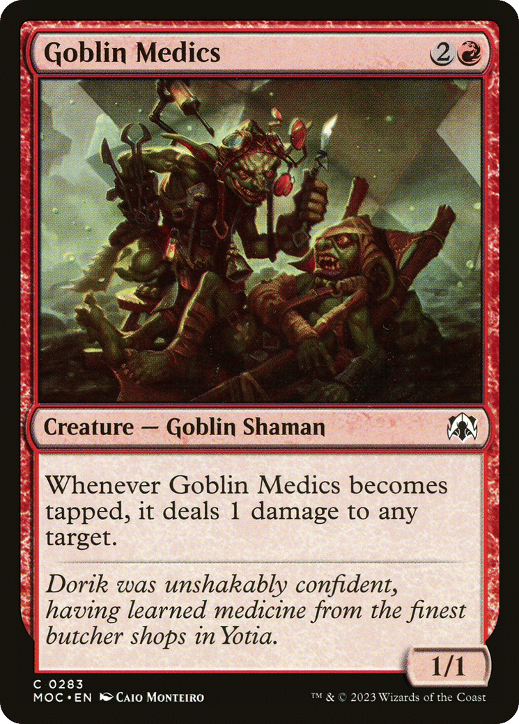 Goblin Medics — March of the Machine Commander — Magic: The Gathering