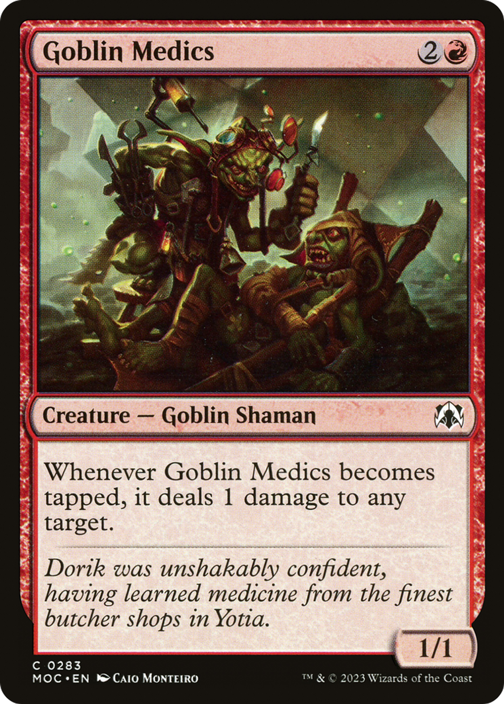Goblin Medics — March of the Machine Commander — Magic: The Gathering