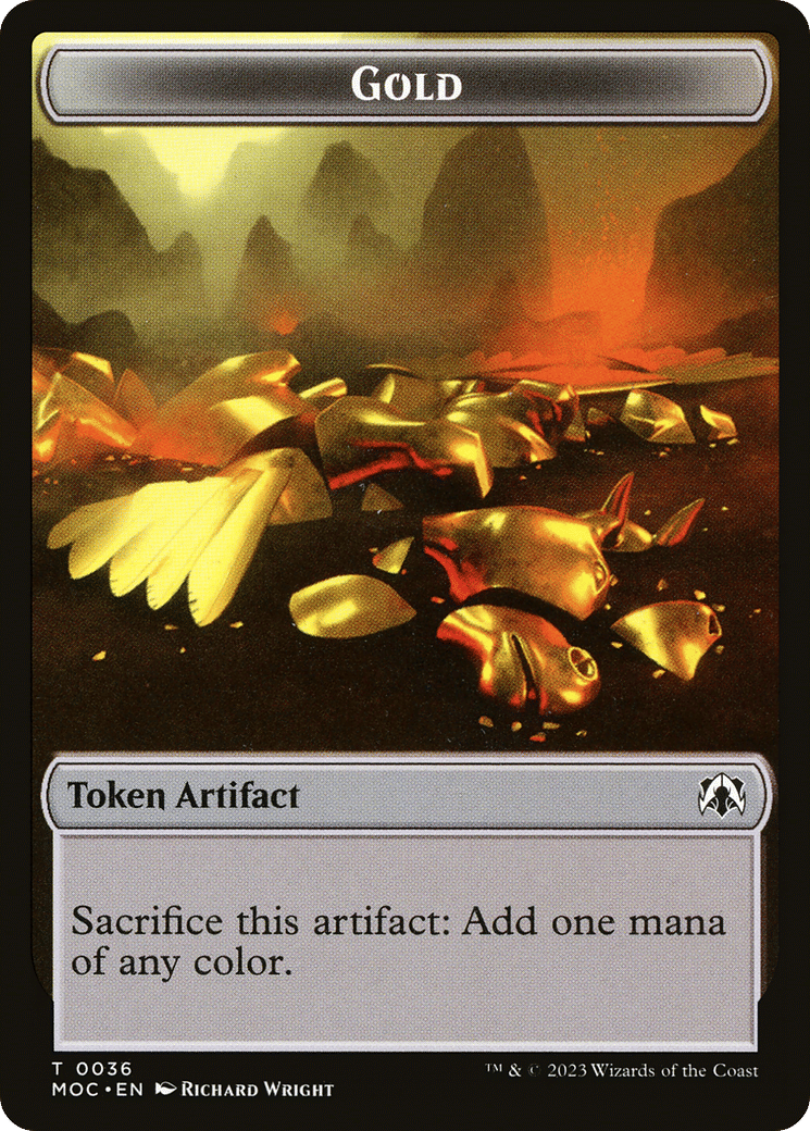 Gold — March of the Machine Commander — Magic: The Gathering