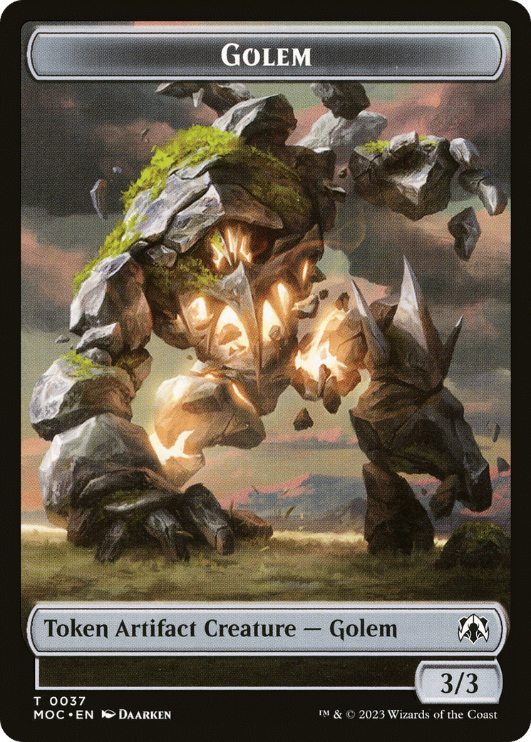 Golem — March of the Machine Commander — Magic: The Gathering