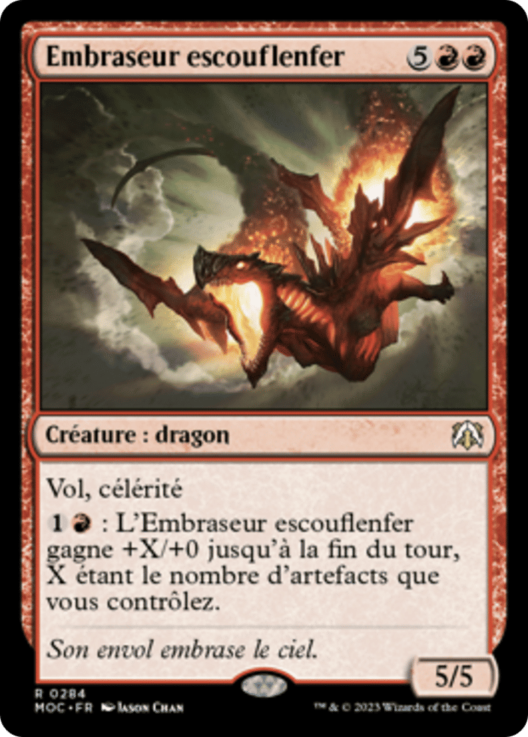 Embraseur escouflenfer — March of the Machine Commander — Magic: The Gathering
