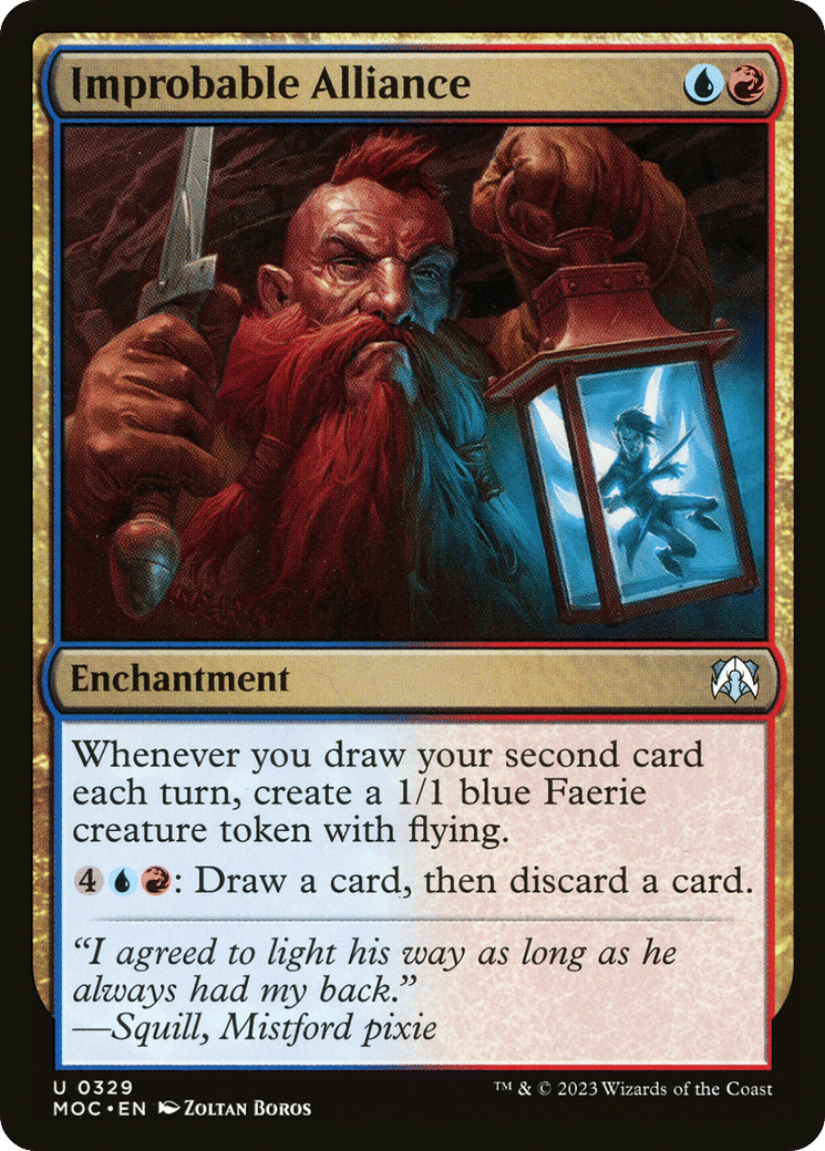Improbable Alliance — March of the Machine Commander — Magic: The Gathering