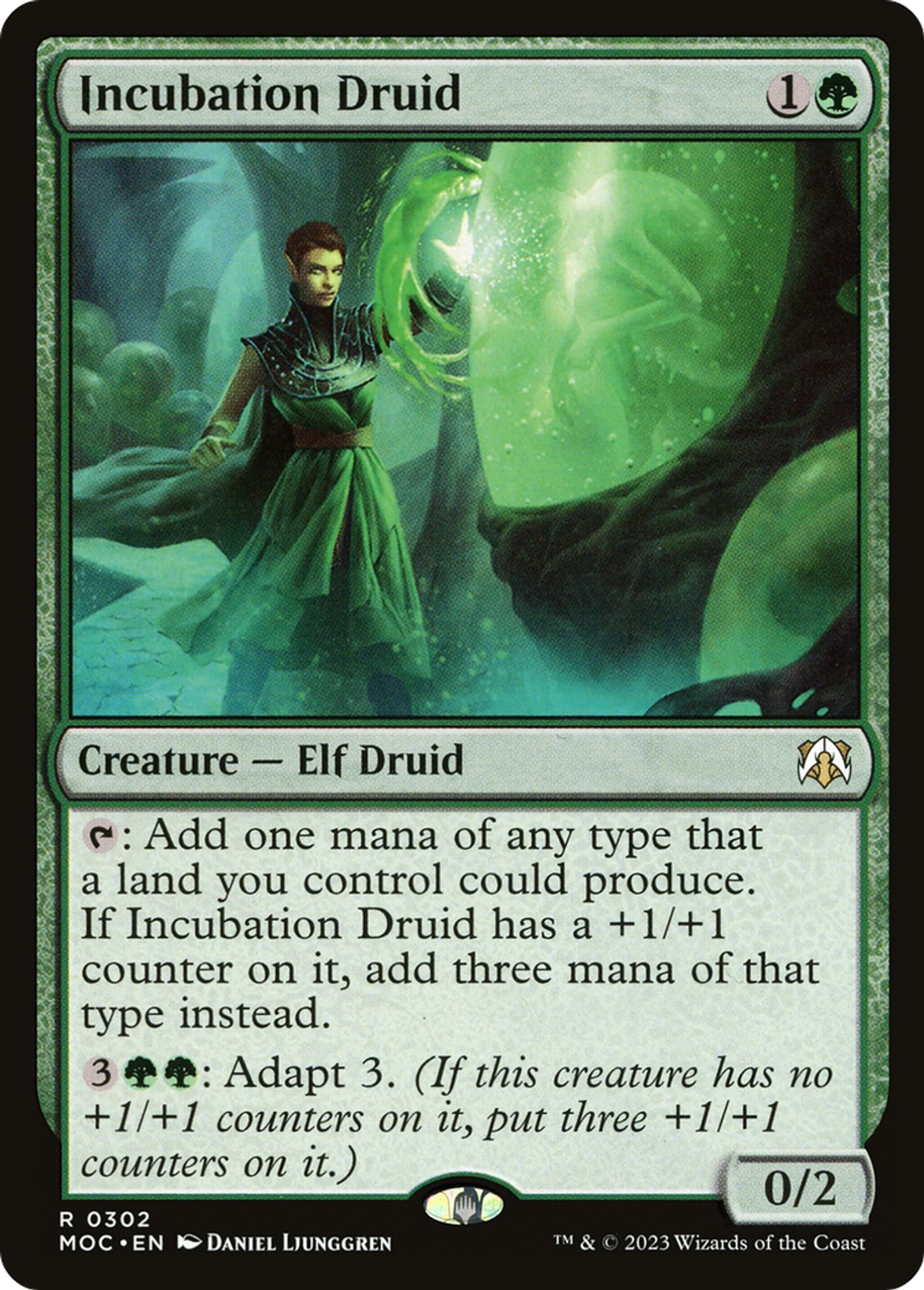 Incubation Druid — March of the Machine Commander — Magic: The Gathering
