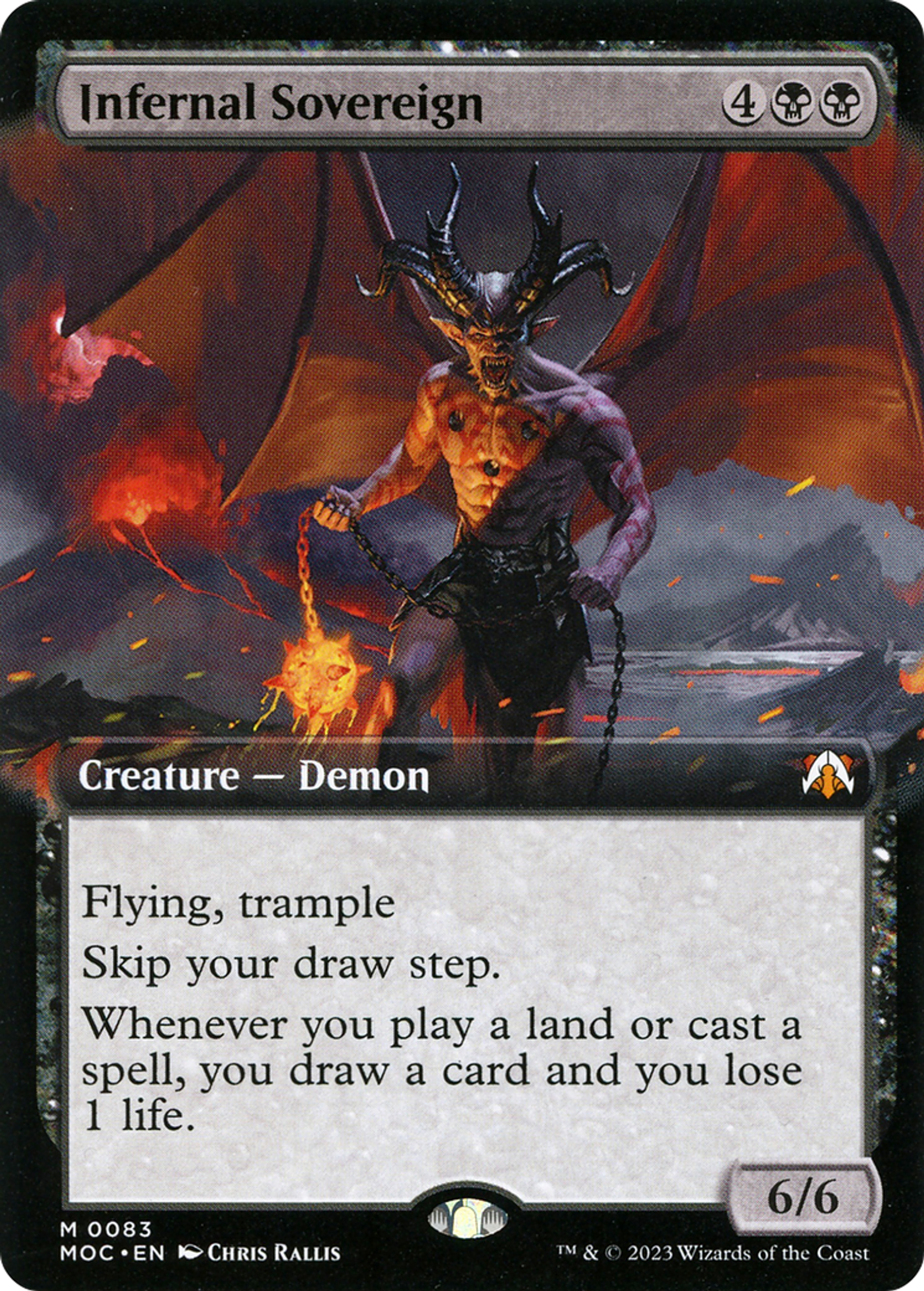 Infernal Sovereign — March of the Machine Commander — Magic: The Gathering