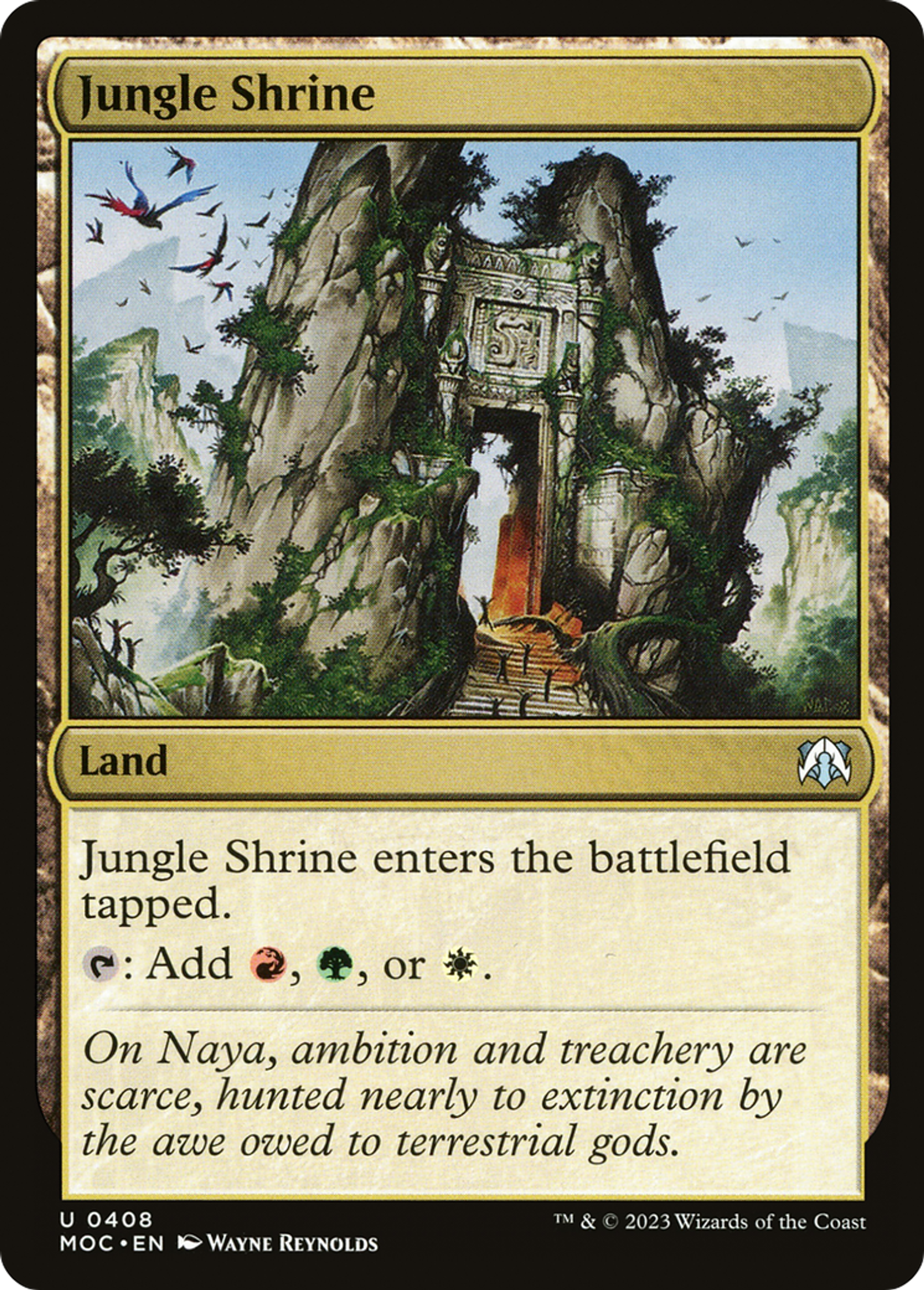 Reliquaire de la jungle — March of the Machine Commander — Magic: The Gathering