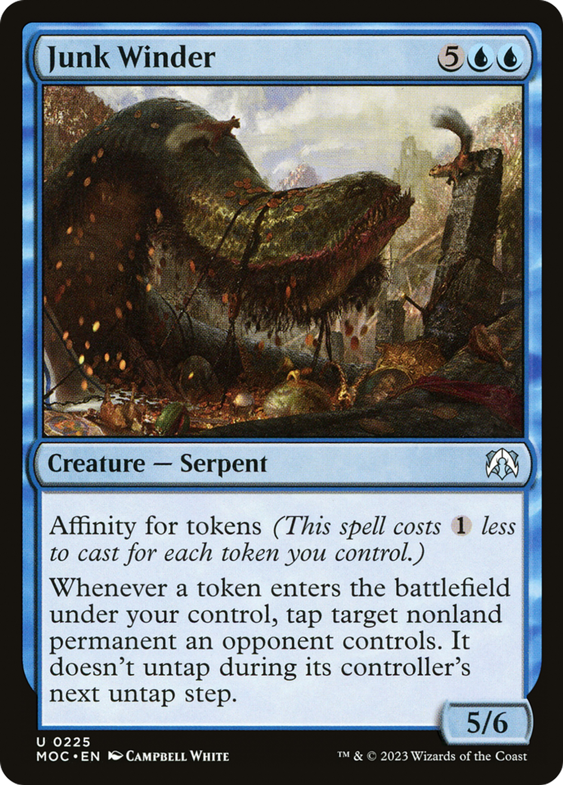 Brasseur de déchets — March of the Machine Commander — Magic: The Gathering