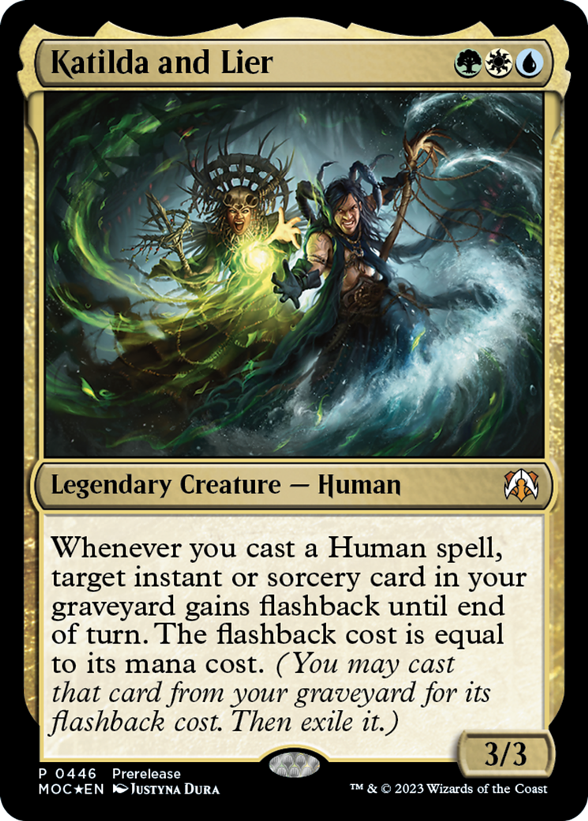 Katilda and Lier — March of the Machine Commander — Magic: The Gathering
