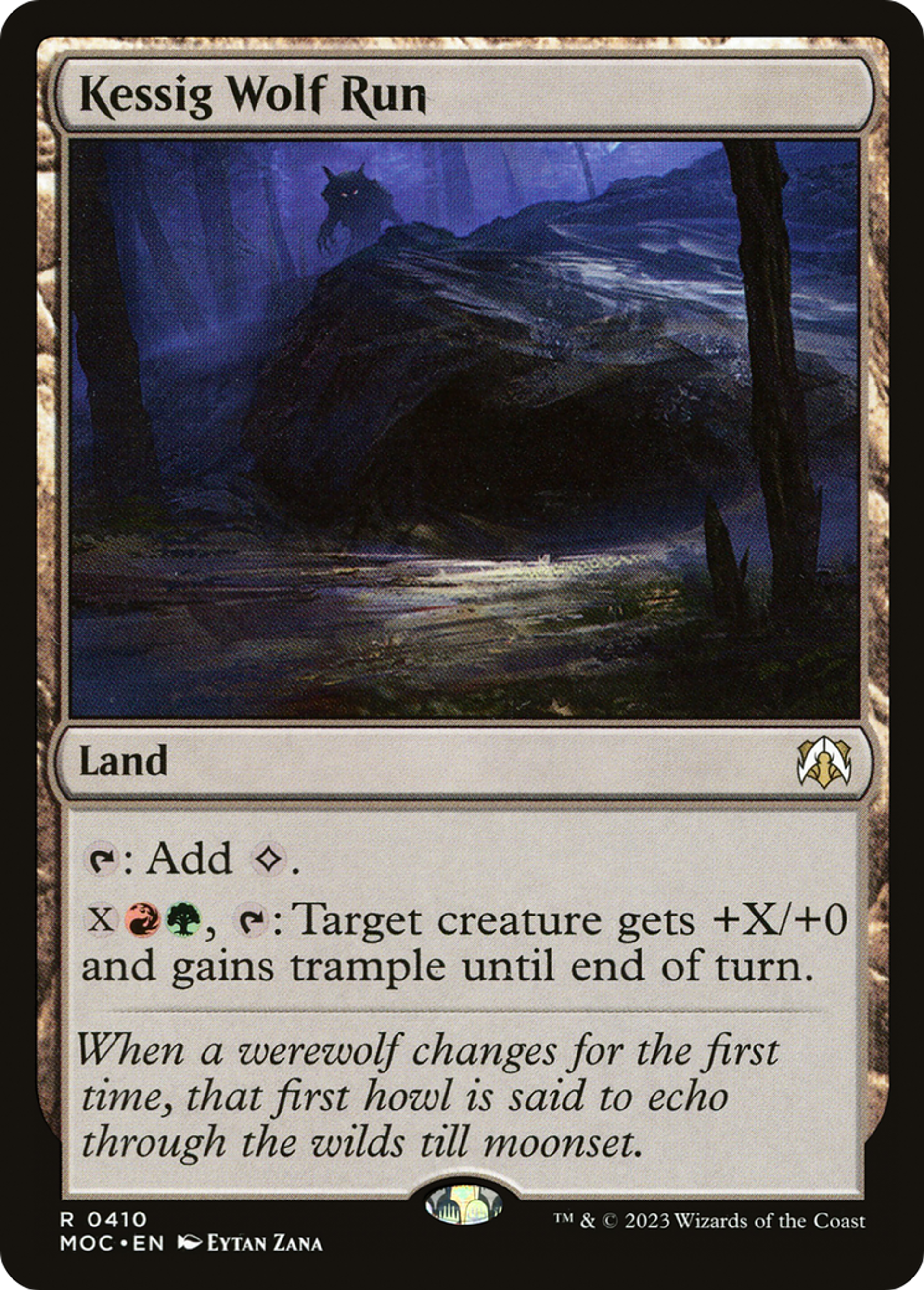 Kessig Wolf Run — March of the Machine Commander — Magic: The Gathering