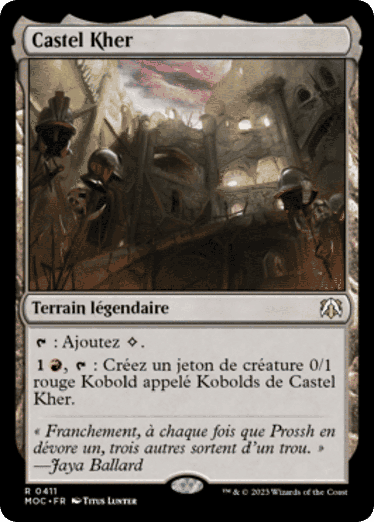 Castel Kher — March of the Machine Commander — Magic: The Gathering