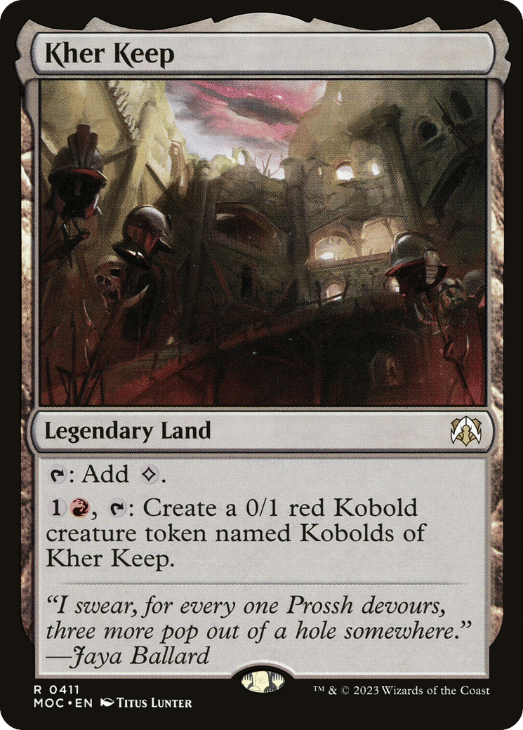 Kher Keep — March of the Machine Commander — Magic: The Gathering