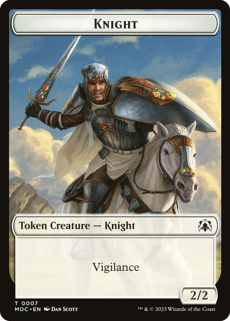 Knight — March of the Machine Commander — Magic: The Gathering