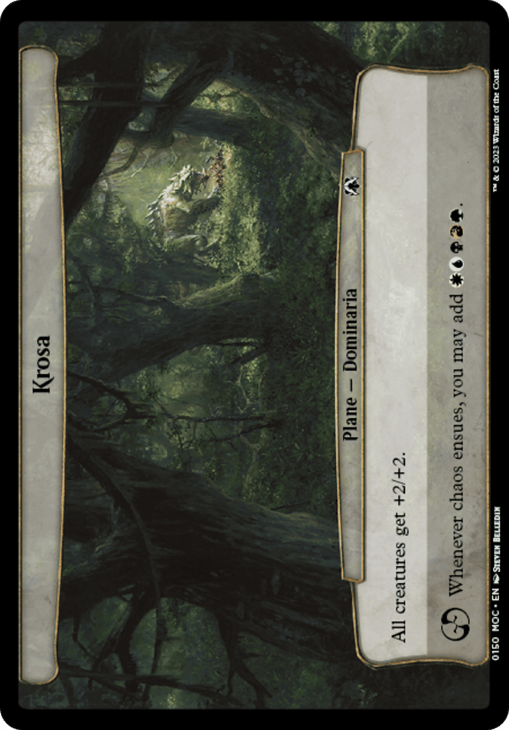 Krosa — March of the Machine Commander — Magic: The Gathering