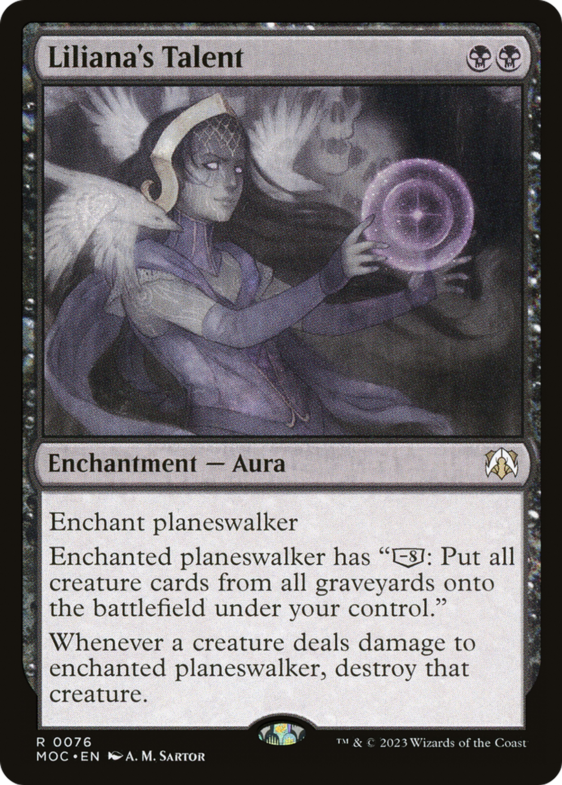 Talent de Liliana — March of the Machine Commander — Magic: The Gathering
