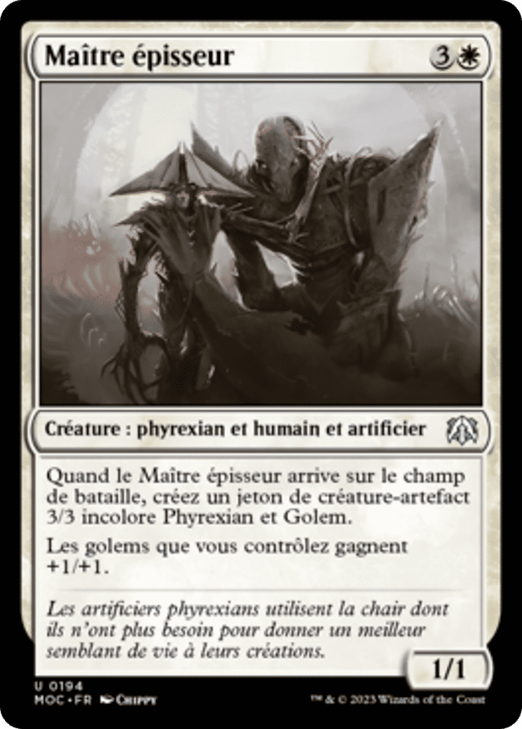 Maître épisseur — March of the Machine Commander — Magic: The Gathering