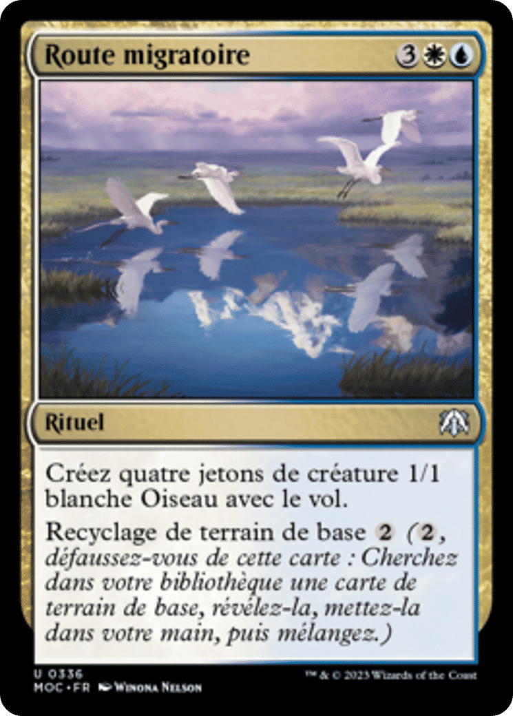 Route migratoire — March of the Machine Commander — Magic: The Gathering
