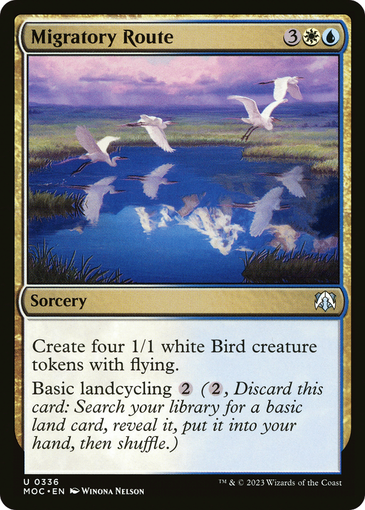 Migratory Route — March of the Machine Commander — Magic: The Gathering