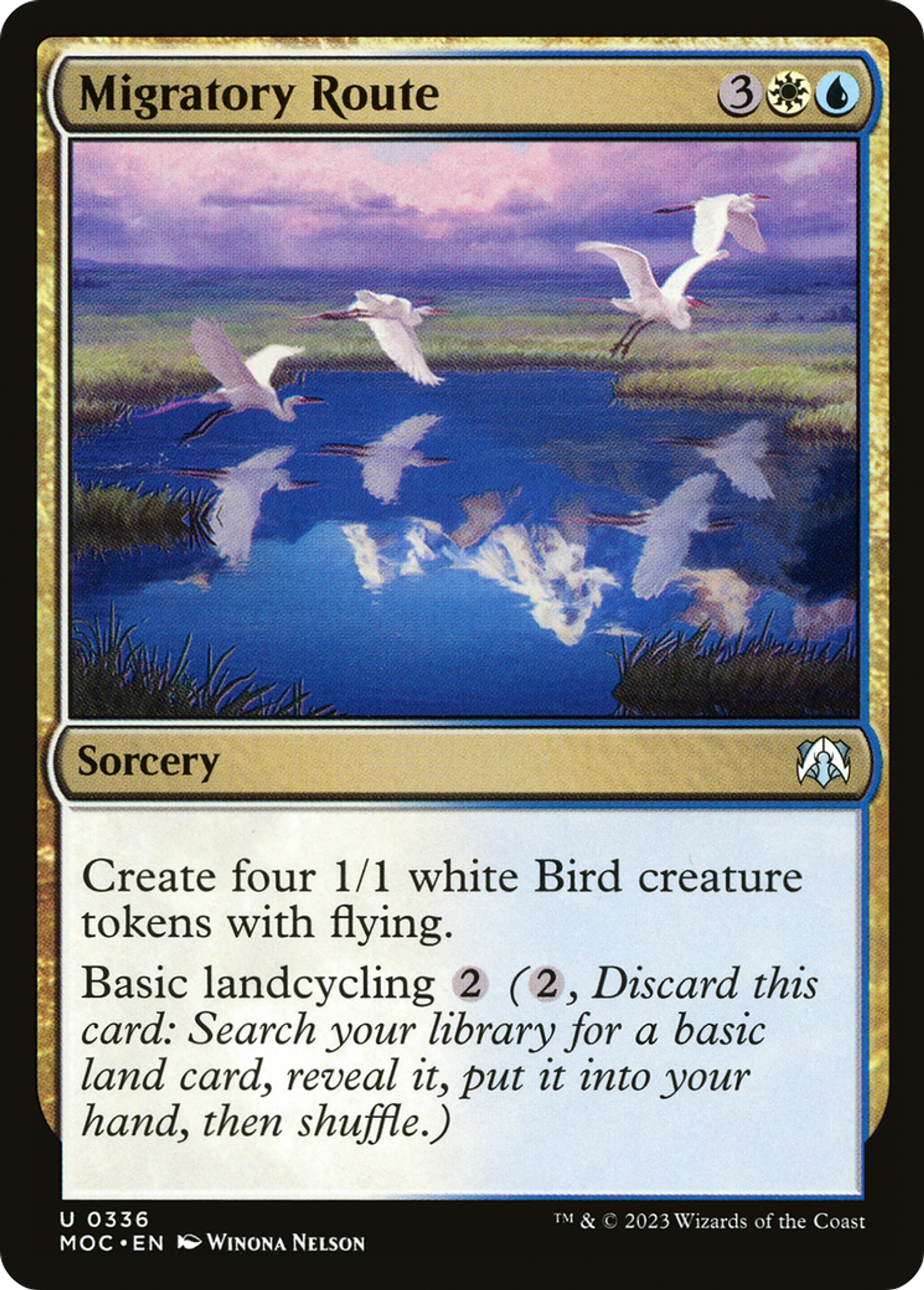 Route migratoire — March of the Machine Commander — Magic: The Gathering