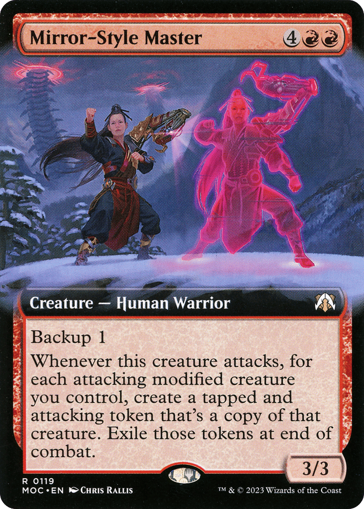 Mirror-Style Master — March of the Machine Commander — Magic: The Gathering