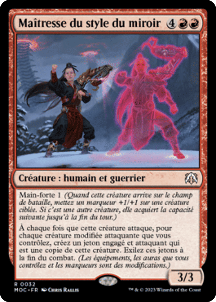 Maîtresse du style du miroir — March of the Machine Commander — Magic: The Gathering