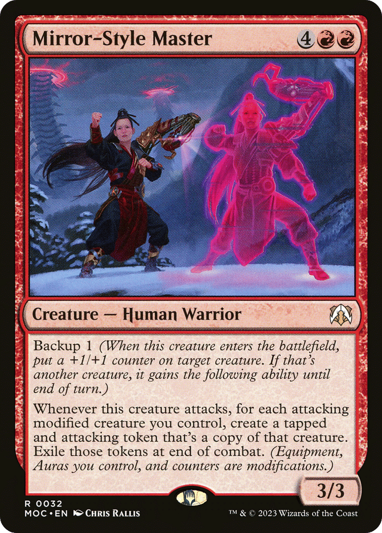 Mirror-Style Master — March of the Machine Commander — Magic: The Gathering