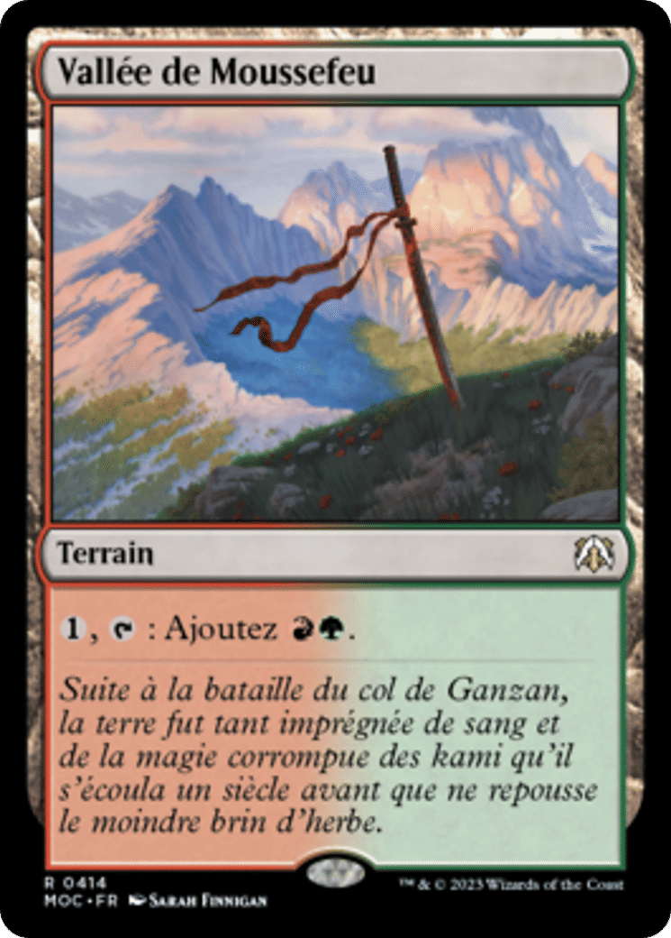Vallée de Moussefeu — March of the Machine Commander — Magic: The Gathering