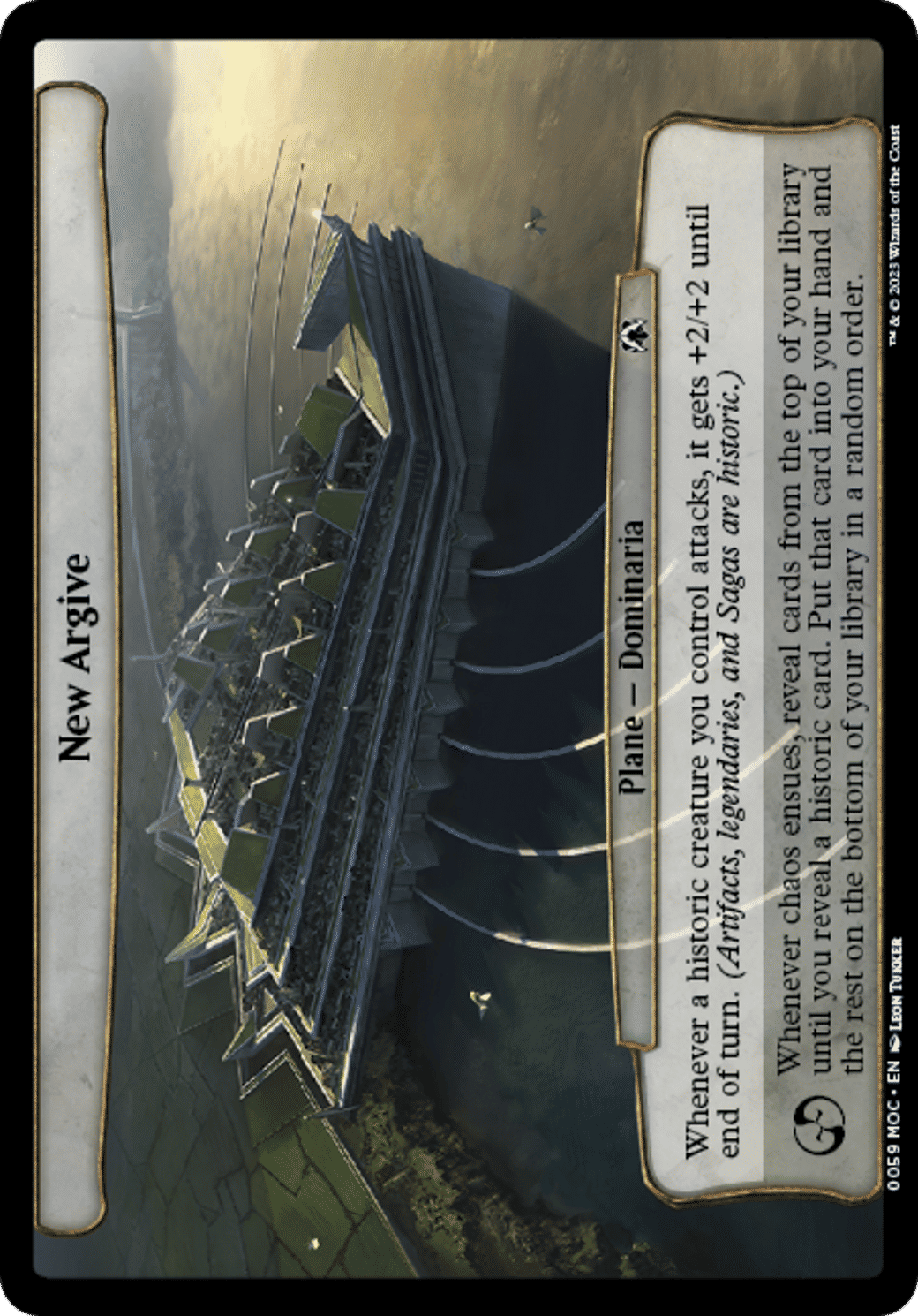 New Argive — March of the Machine Commander — Magic: The Gathering