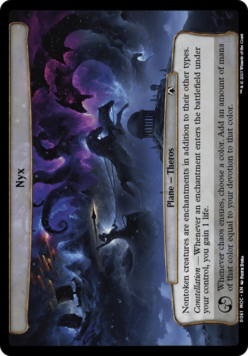 Nyx — March of the Machine Commander — Magic: The Gathering