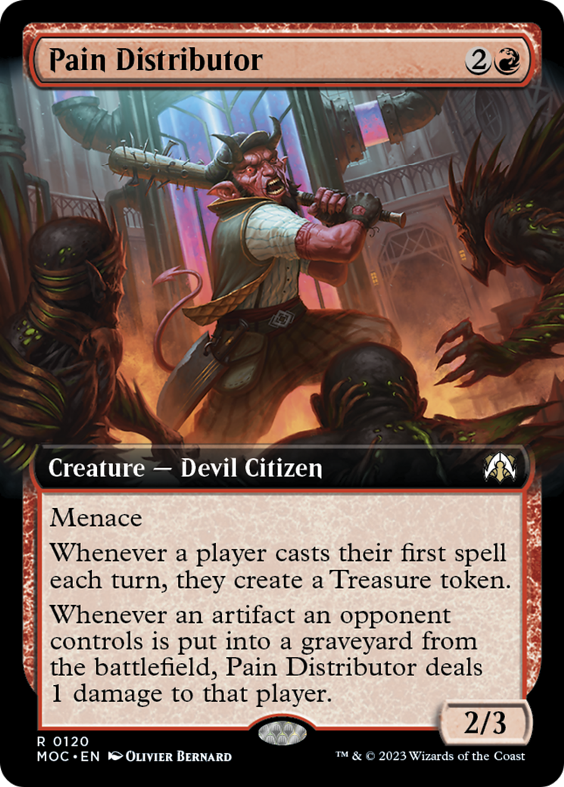 Pain Distributor — March of the Machine Commander — Magic: The Gathering