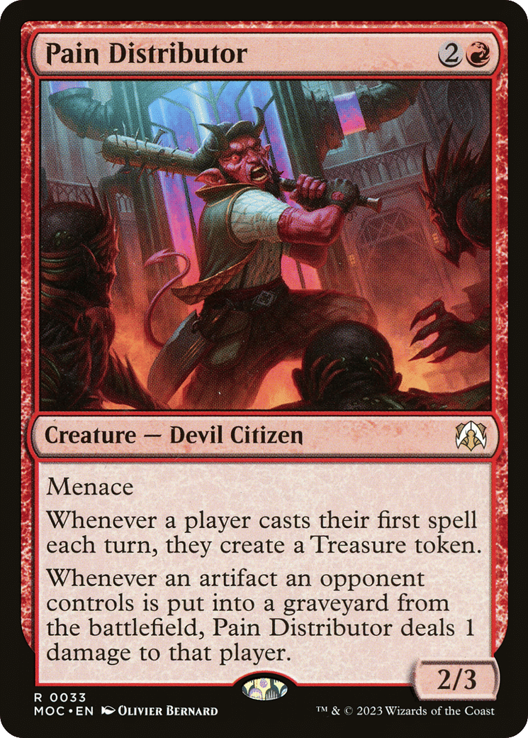 Pain Distributor — March of the Machine Commander — Magic: The Gathering