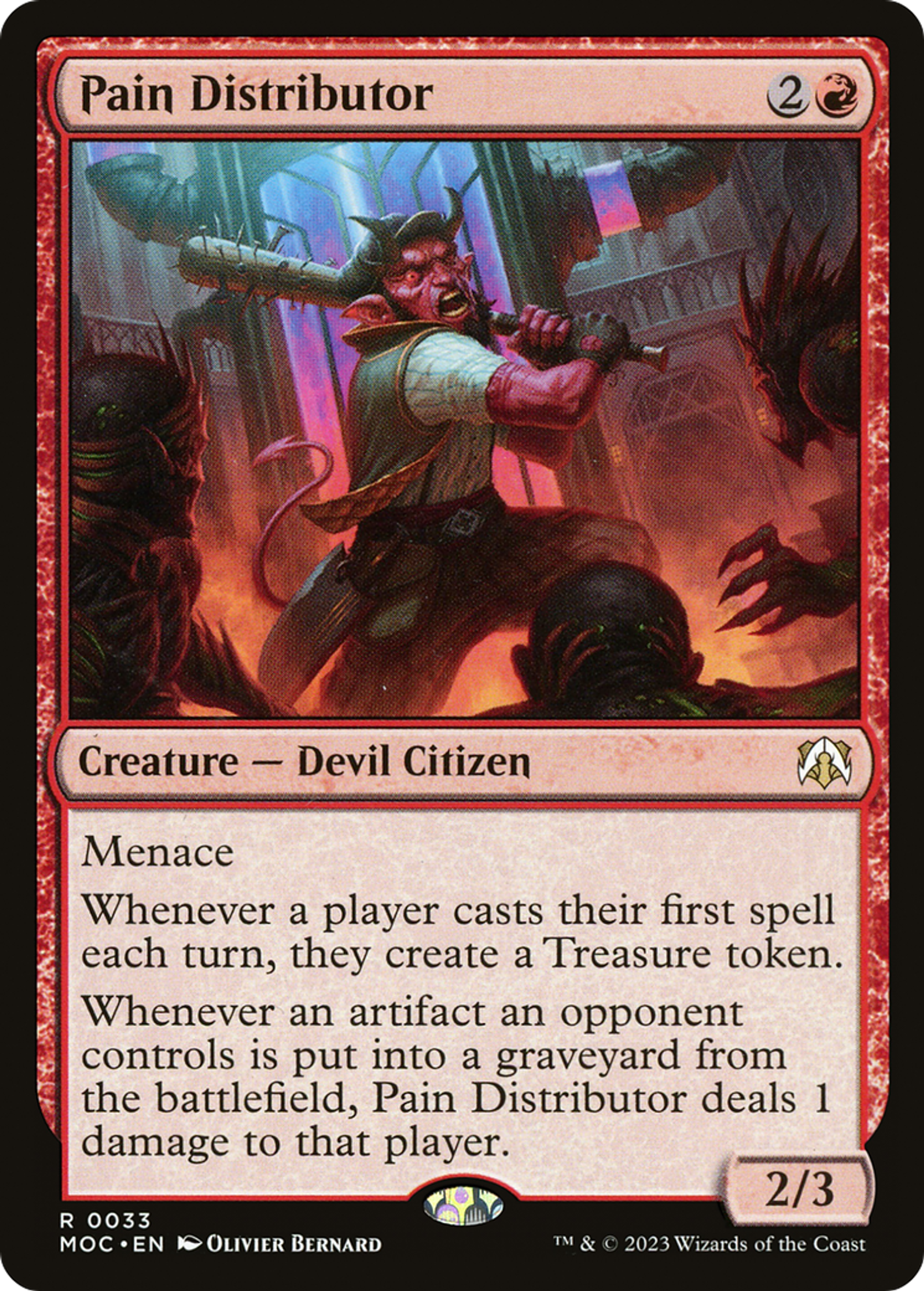 Pain Distributor — March of the Machine Commander — Magic: The Gathering