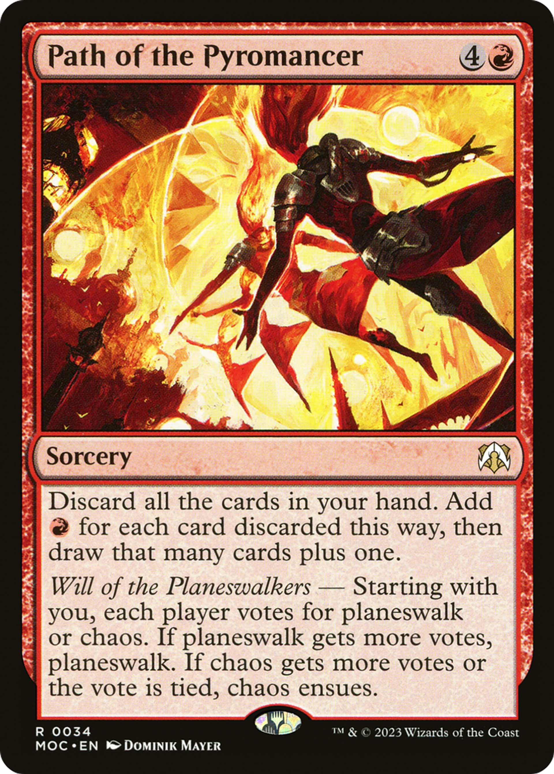 Path of the Pyromancer — March of the Machine Commander — Magic: The Gathering